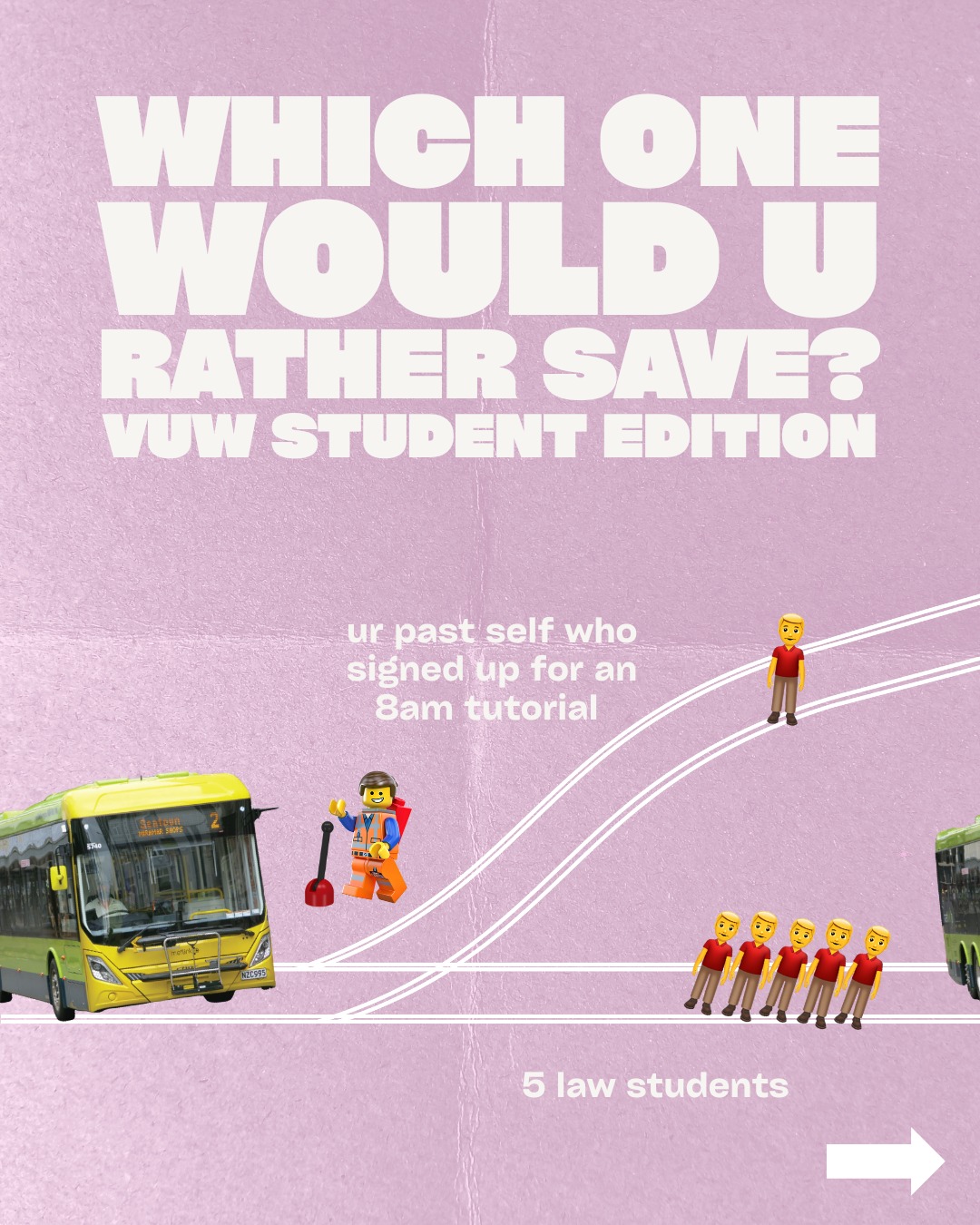 Which one would you rather save VUW student edition social post